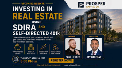Educational Webinar 3 - Investing in Real Estate using SDIRA & Solo 401k