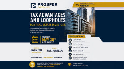Educational Webinar 4 - Tax Advantages and Loopholes