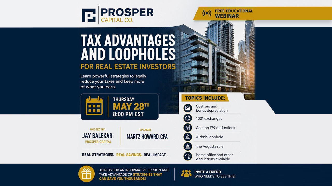 Educational Webinar 4 - Tax Advantages and Loopholes